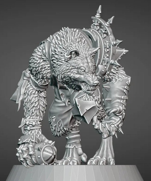 Werewolf | Star Player | Fantasy Football | BruteFun Minatures