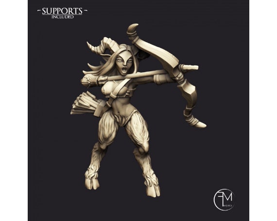 Satyr Warriors | 32mm Scale | Medium | Amazons! | Francesca Musumeci
