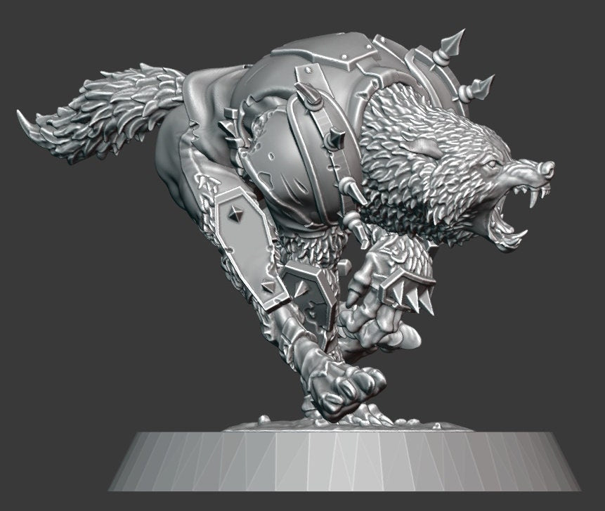 Werewolf 02 | Fantasy Football | BruteFun Minatures