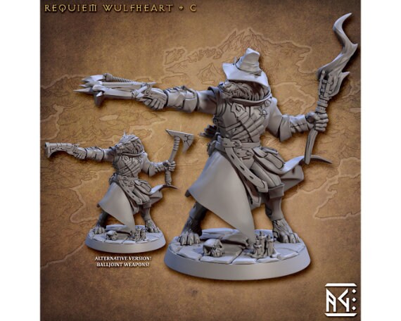 Wulfhearts | Medium | 32mm Scale | Requiem Demon Hunters | Artisan Guild