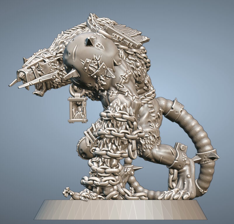 Sewer Rat | Big Guy | Star Player |40mm base | Fantasy Football | BruteFun Minatures