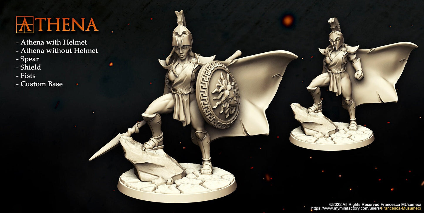 Athena | Large | 32mm | Francesa Musameci | Spartan Warriors