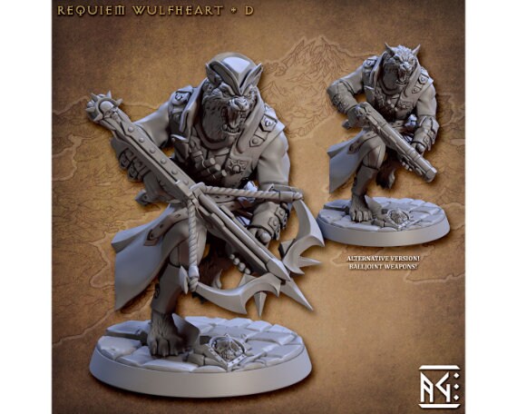 Wulfhearts | Medium | 32mm Scale | Requiem Demon Hunters | Artisan Guild