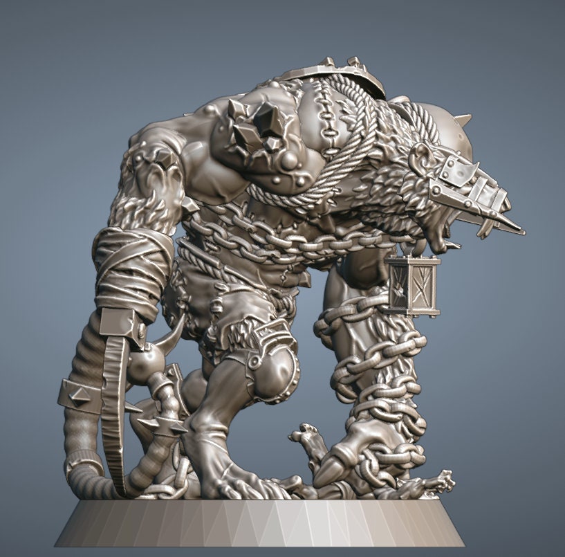Sewer Rat | Big Guy | Star Player |40mm base | Fantasy Football | BruteFun Minatures