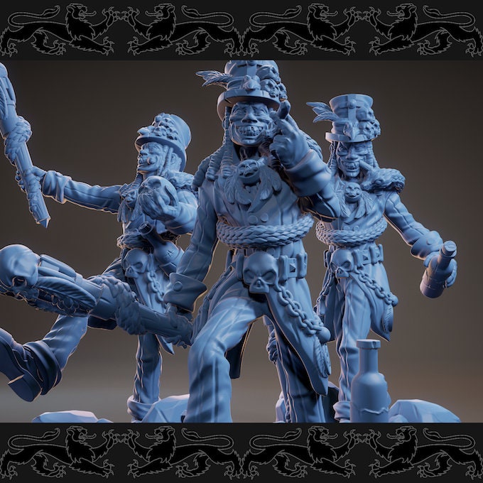 Baron Samedi | Medium | 32mm Scale | Brayan Nafarrate | Bestiary Vol. 3