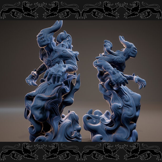Darkness Elemental | Large | 32mm Scale | Brayan Nafarrate | Bestiary Vol. 3