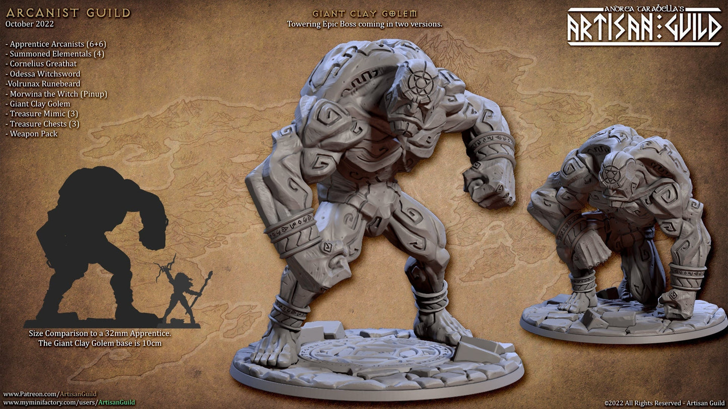Clay Golem | Huge | 32mm | Artisan Guild | Arcanist Guild