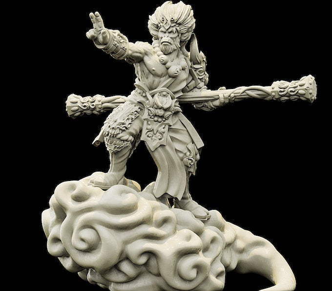 Son Wukong | Medium | 32mm Scale | Brayan Nafarrate | Bestiary Vol. 4