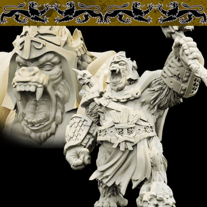 Banzai | Gorilla King | Large | 32mm Scale | Brayan Nafarrate | Bestiary Vol. 4