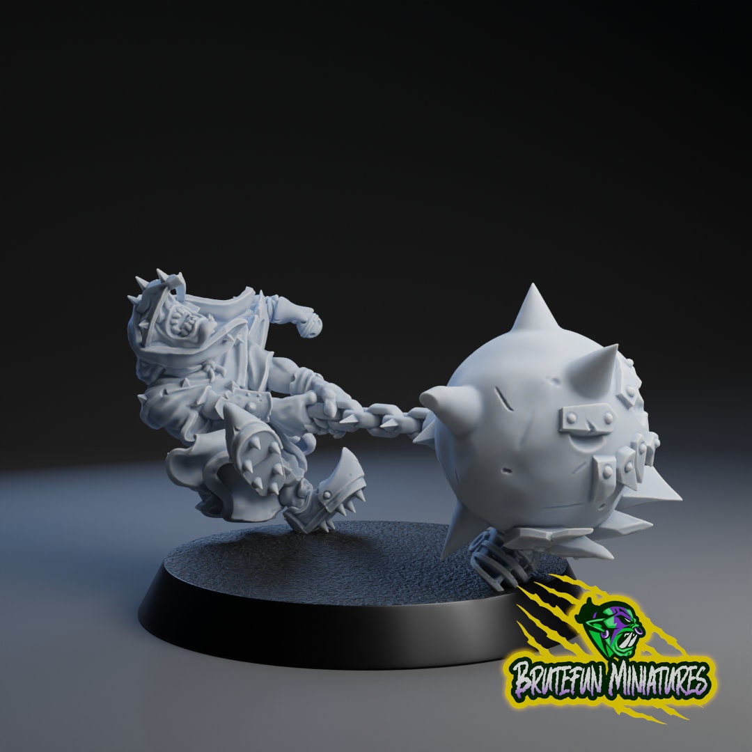 Ball and Chain Goblin | Fantasy Football | BruteFun Minatures