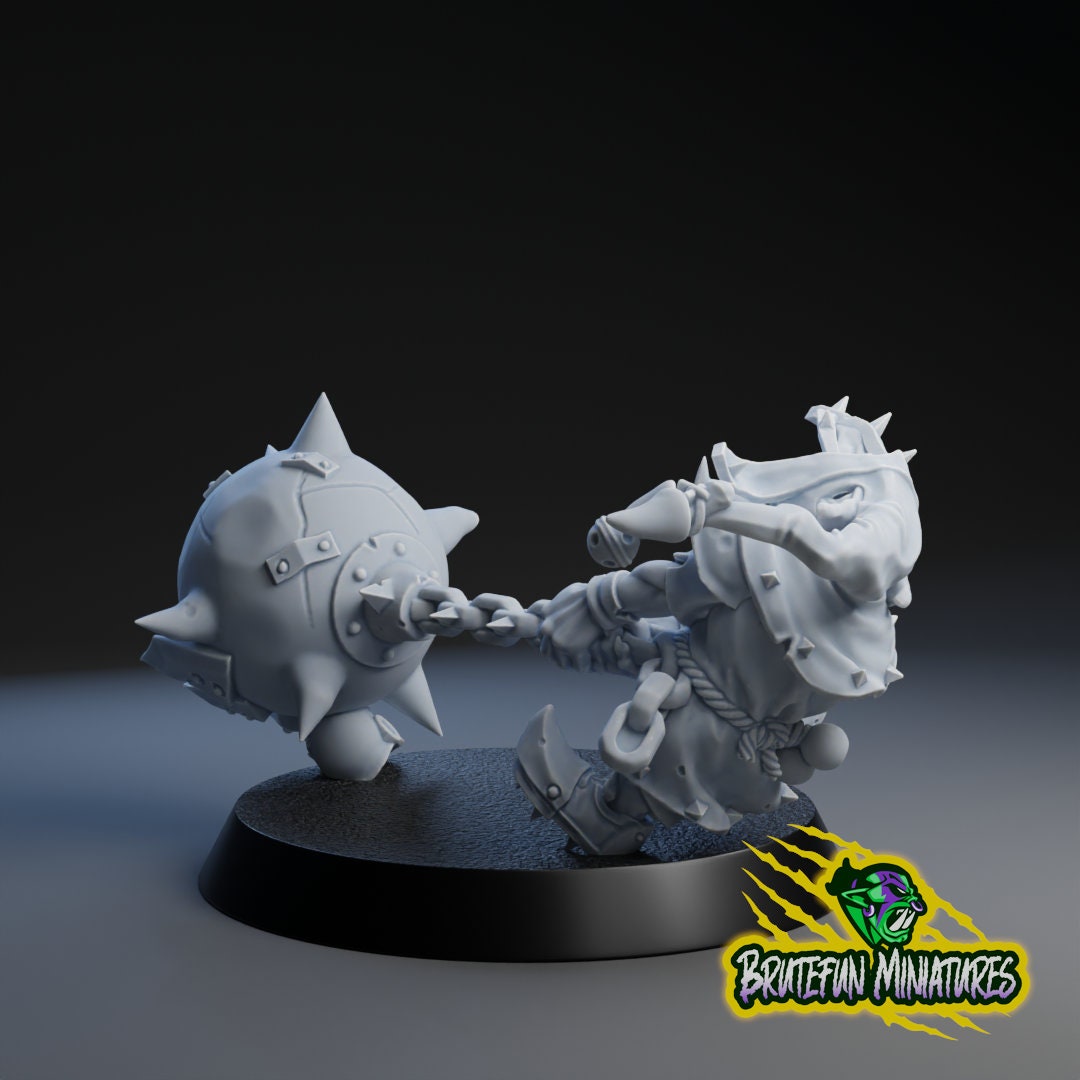 Ball and Chain Goblin | Fantasy Football | BruteFun Minatures