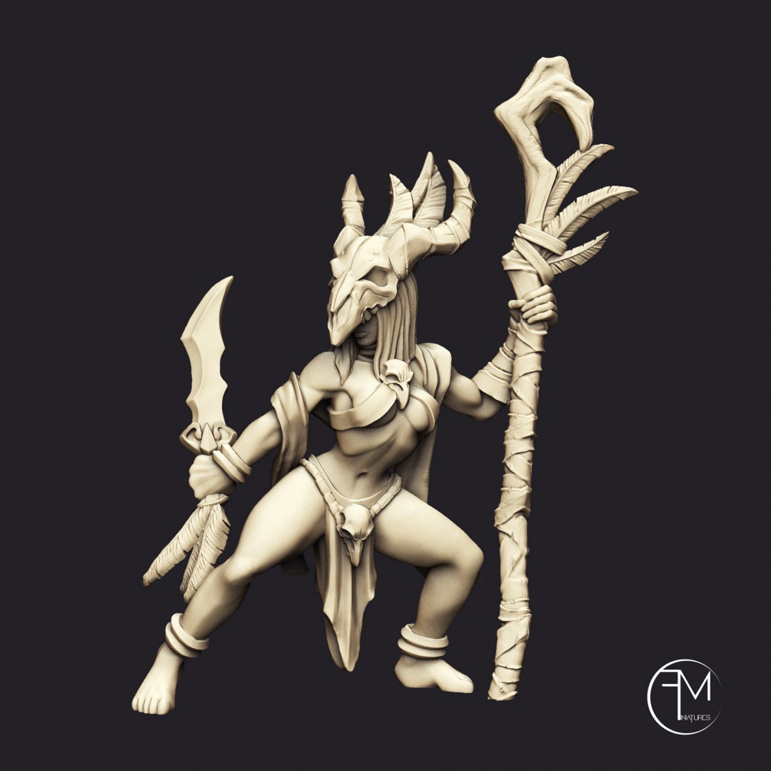 Queen Sthenaria | Medusa | 32mm Scale | Large | Amazons! | Francesca Musumeci