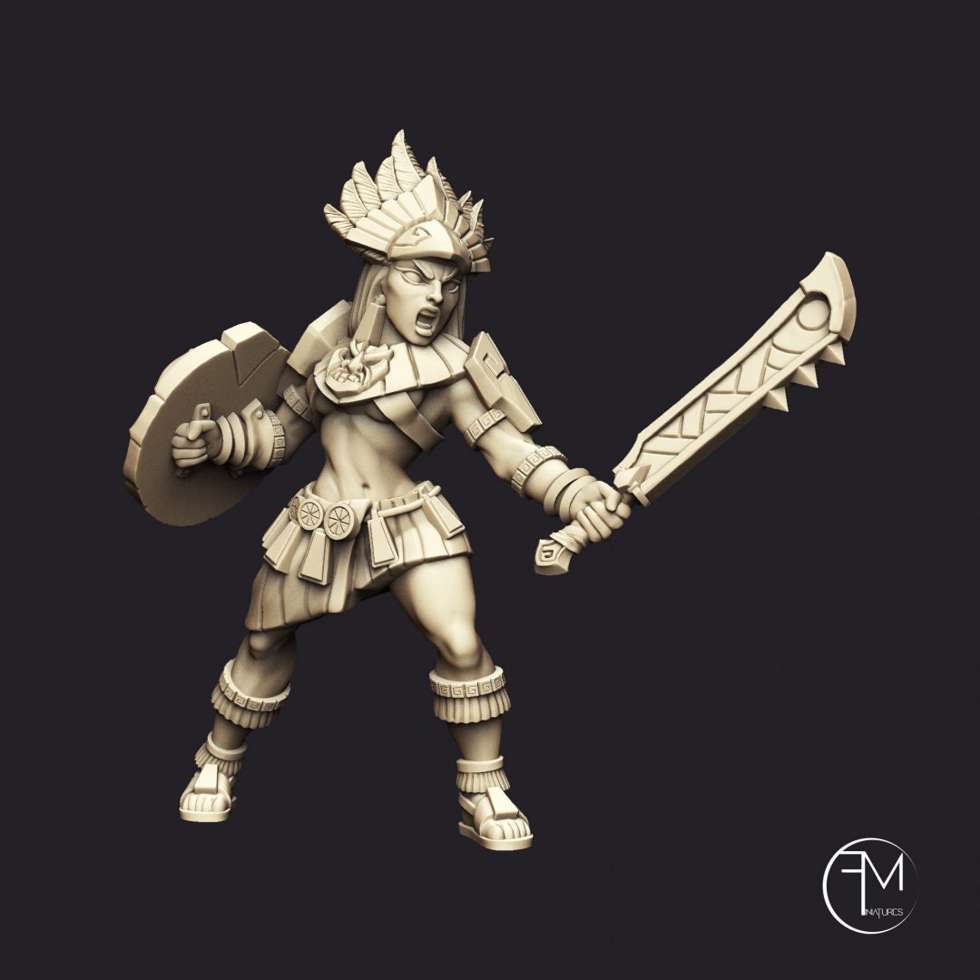 Inca Warriors | 32mm Scale | Medium | Amazons! | Francesca Musumeci