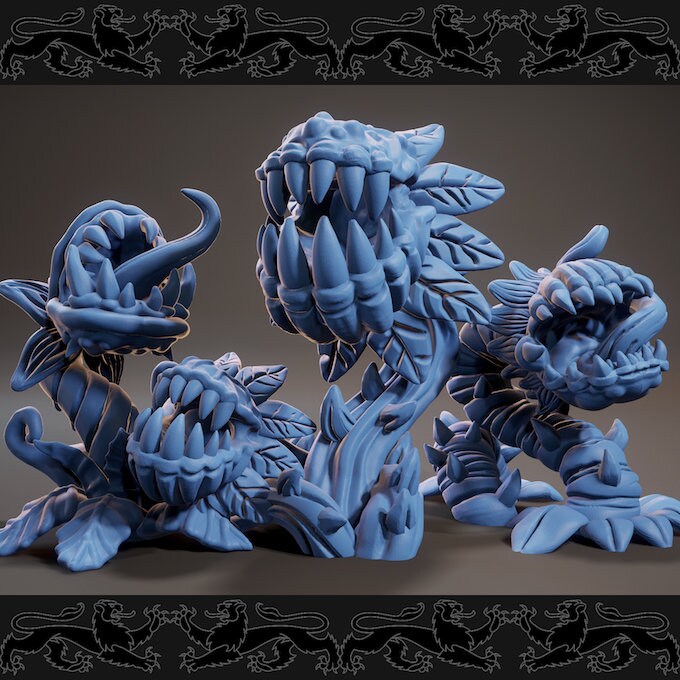Carnivorous Plants | Medium | 32mm Scale | Brayan Nafarrate | Bestiary Vol. 3