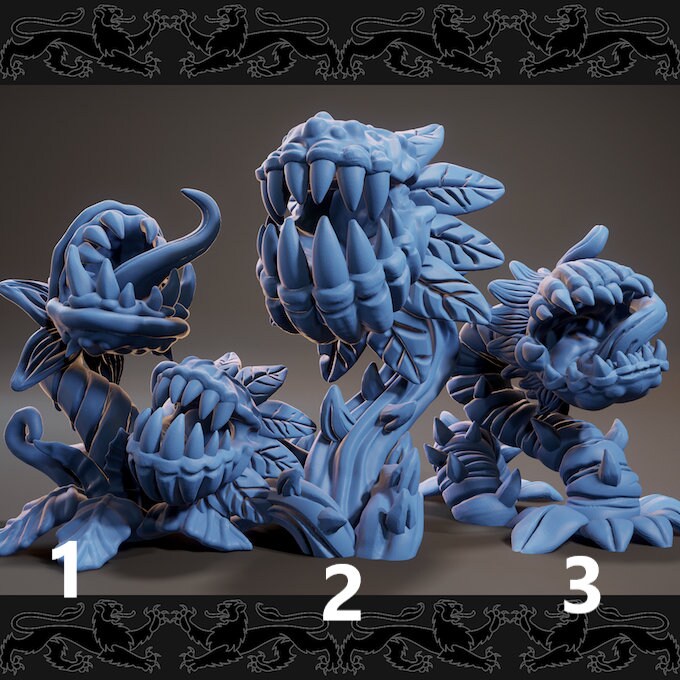 Carnivorous Plants | Medium | 32mm Scale | Brayan Nafarrate | Bestiary Vol. 3