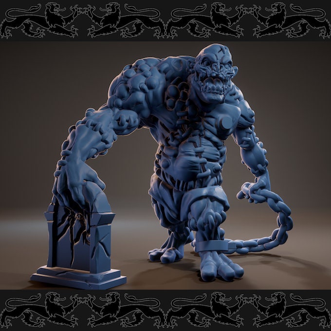 Flesh Golem | Huge | 32mm Scale | Brayan Nafarrate | Bestiary Vol. 3