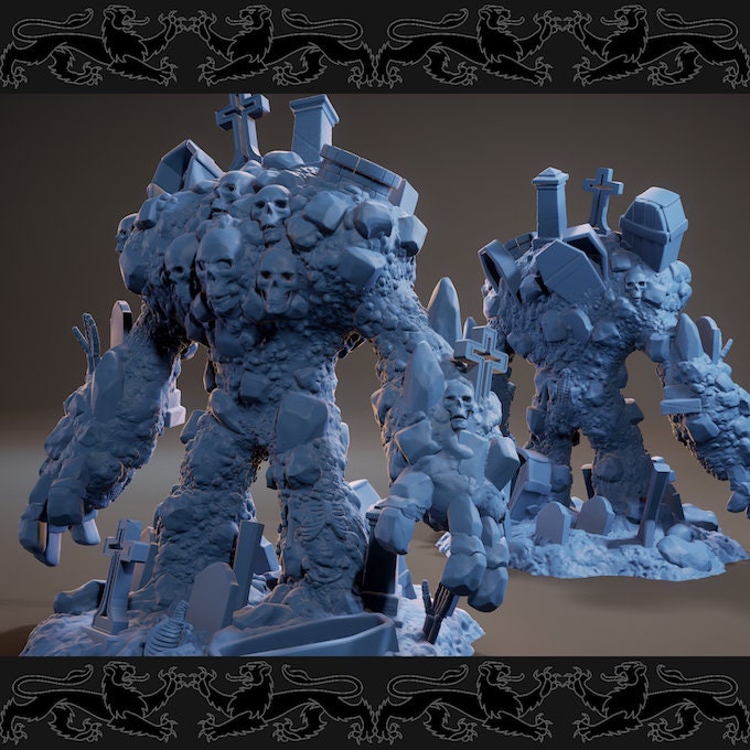 Graveyard Elemental | Huge | 32mm Scale | Brayan Nafarrate | Bestiary Vol. 3