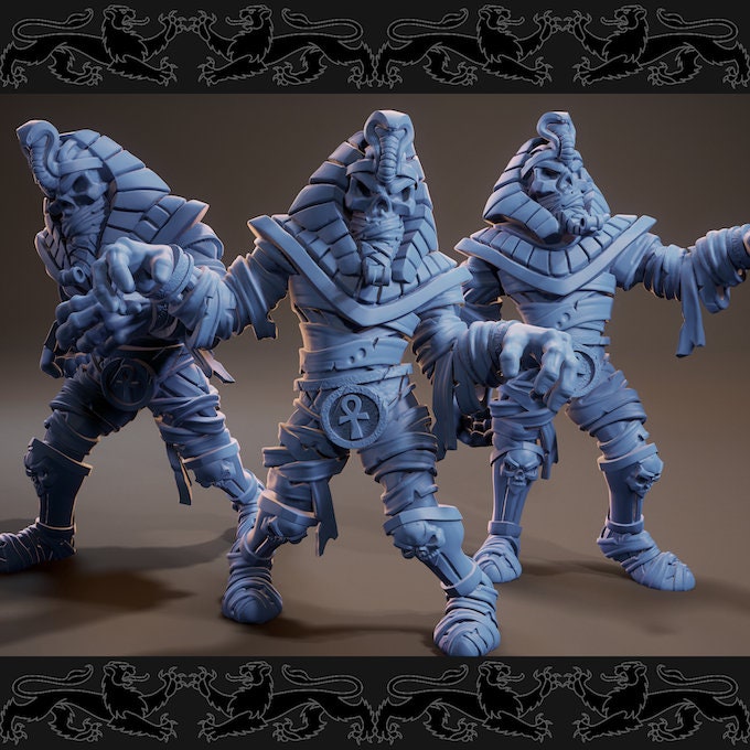 Mummy Pharoah | Medium |32mm Scale | Brayan Nafarrate | Bestiary Vol. 3