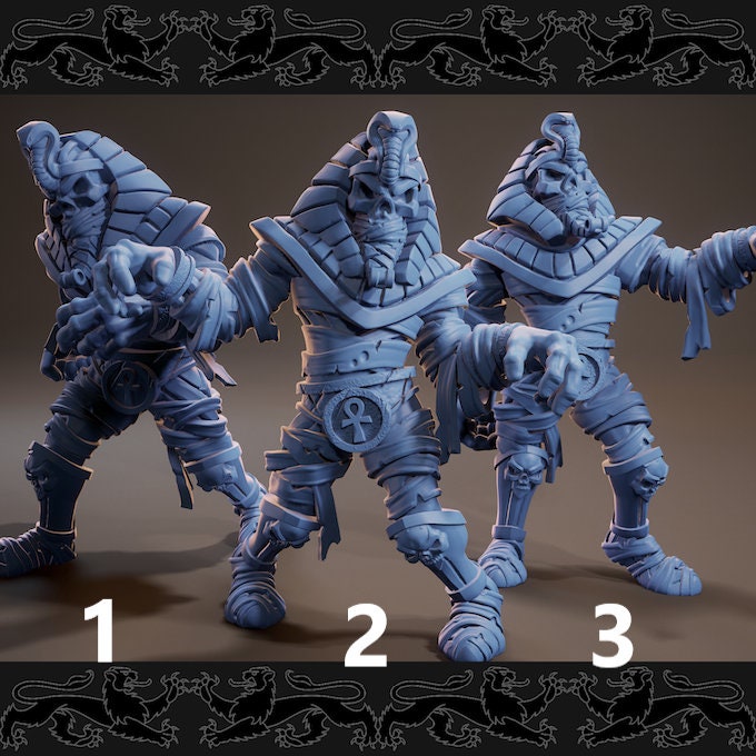 Mummy Pharoah | Medium |32mm Scale | Brayan Nafarrate | Bestiary Vol. 3