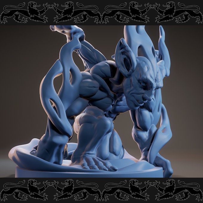 Mephit | Medium | 32mm Scale | Brayan Nafarrate | Bestiary Vol. 3