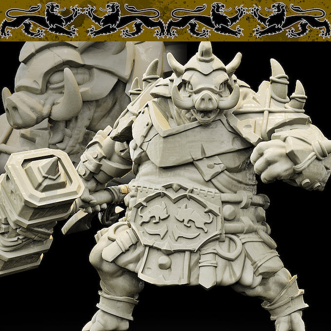 Wereboar | Large | 32mm Scale | Brayan Nafarrate | Bestiary Vol. 4