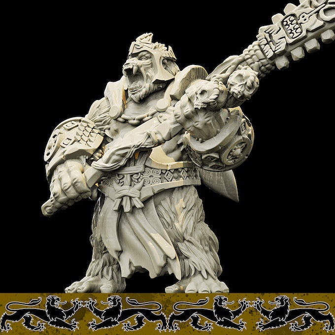 Banzai | Gorilla King | Large | 32mm Scale | Brayan Nafarrate | Bestiary Vol. 4