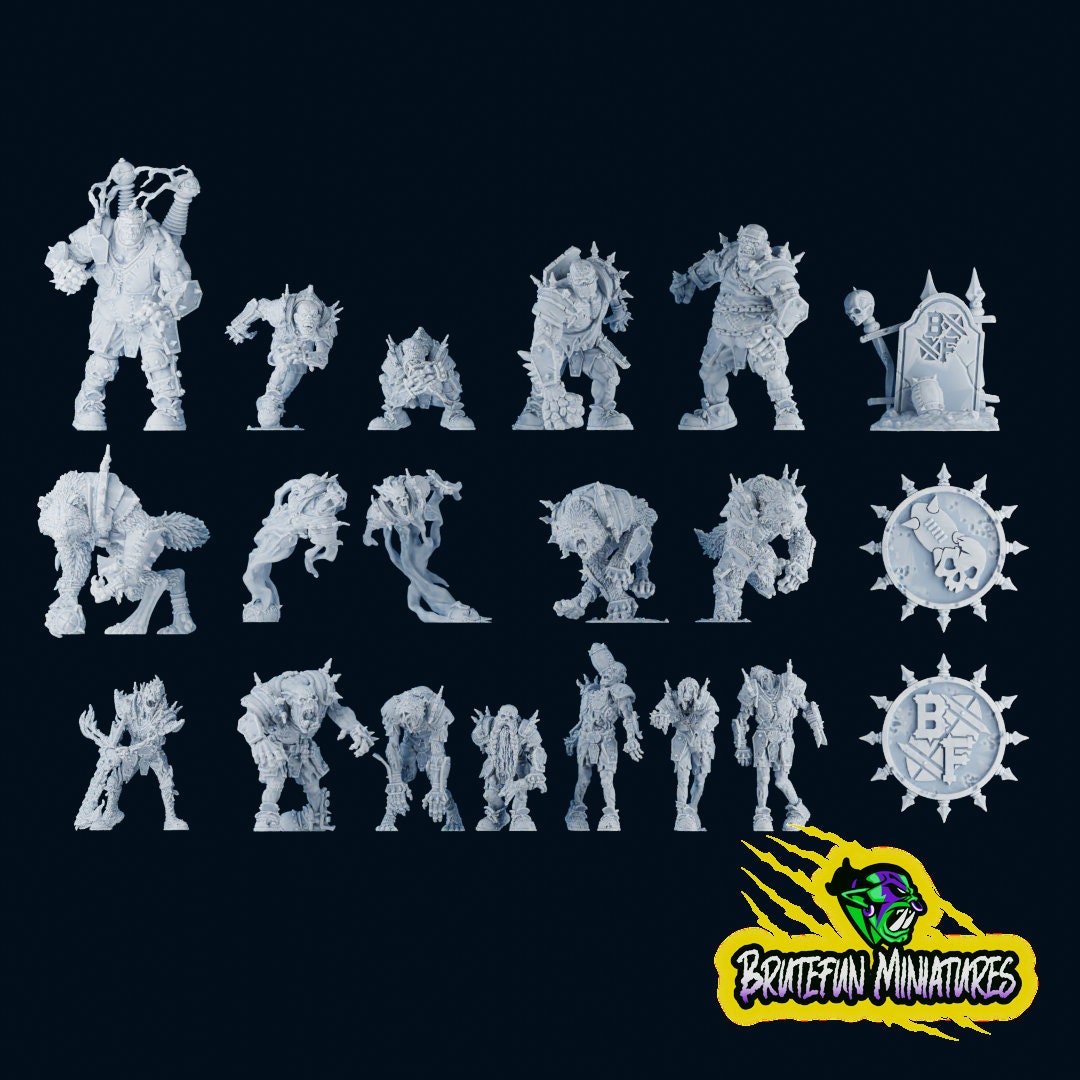 Necro Team | Fantasy Football | Brutefun Miniatures
