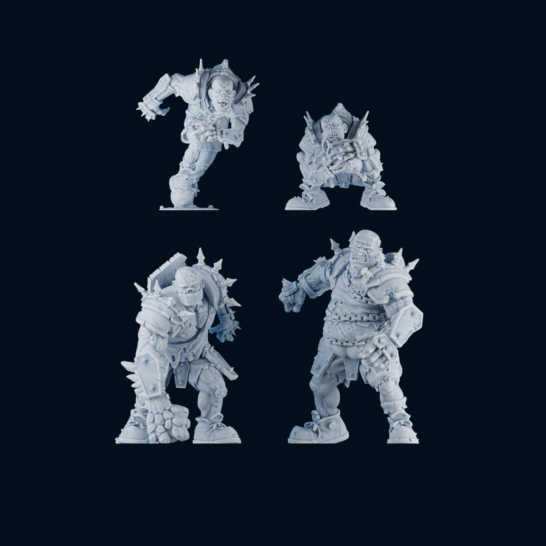 Necro Team | Fantasy Football | Brutefun Miniatures