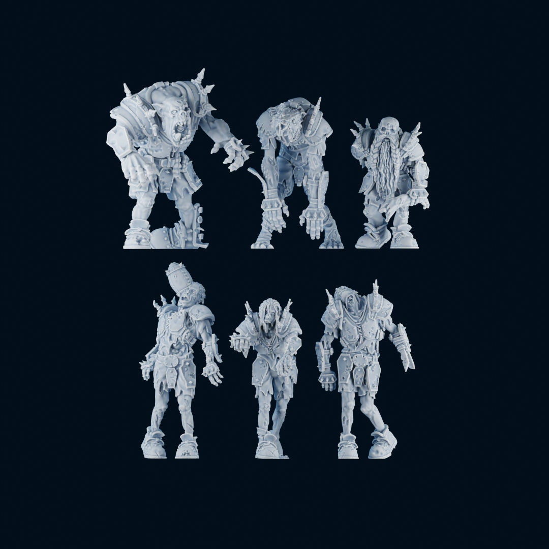 Necro Team | Fantasy Football | Brutefun Miniatures