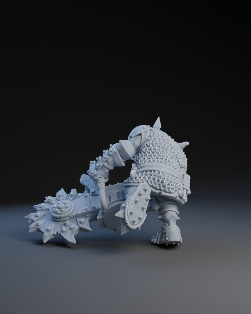 Goblin Buzzsaw Star | Fantasy Football | BruteFun Minatures