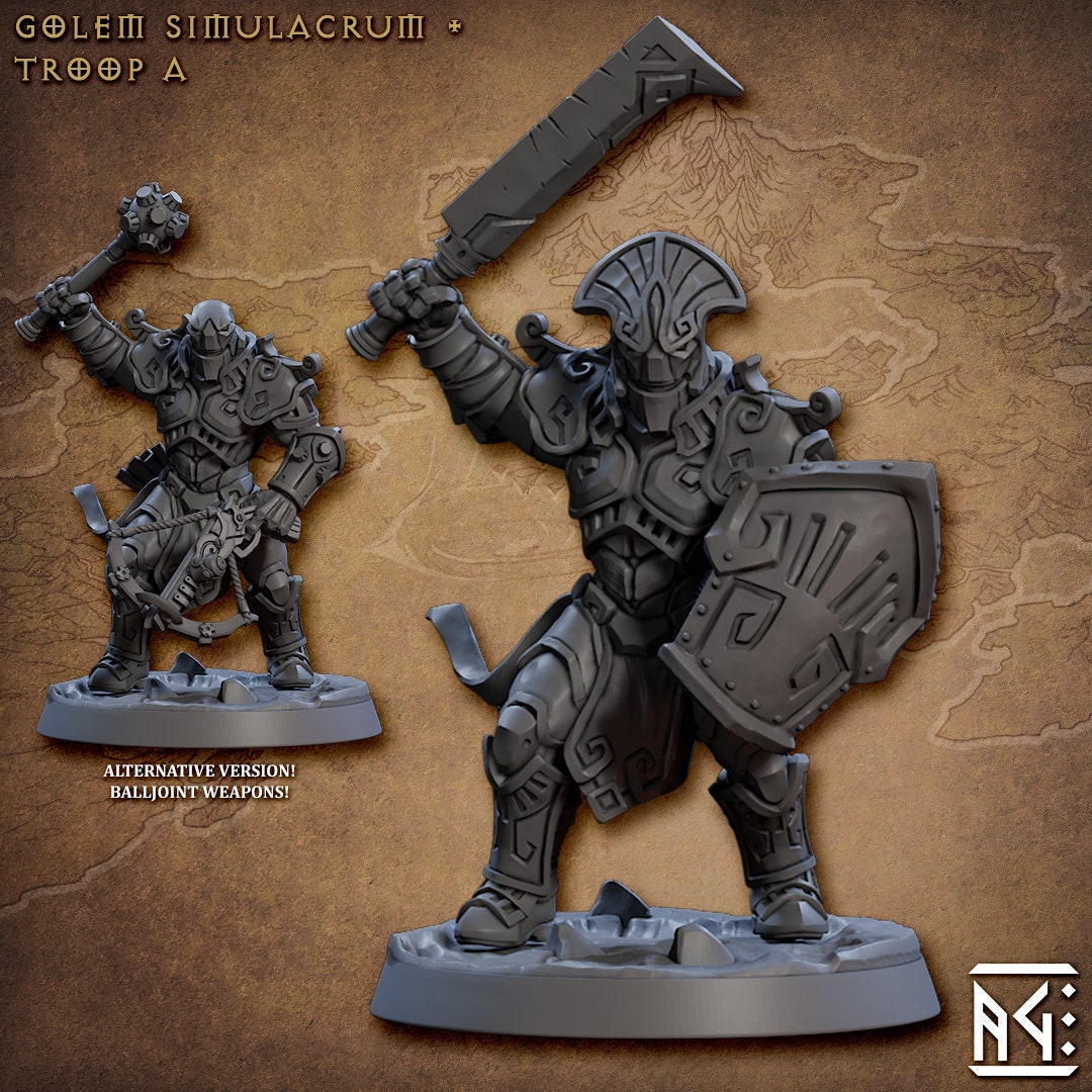 Golem Troops | Medium | Golem Simulacra | Artisan Guild