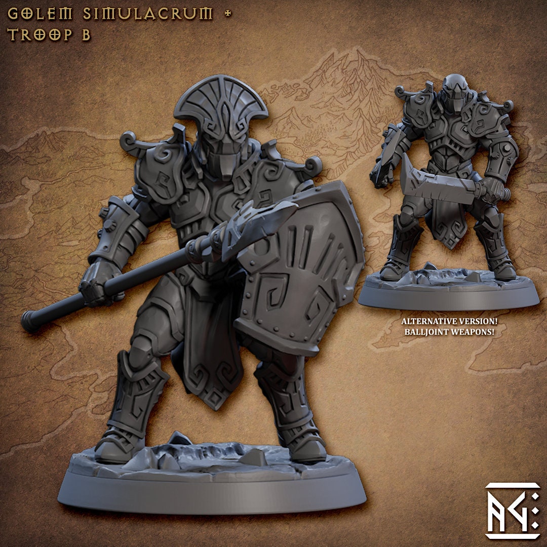 Golem Troops | Medium | Golem Simulacra | Artisan Guild