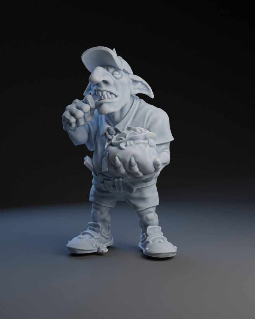 Goblin Referee | Fantasy Football | BruteFun Minatures