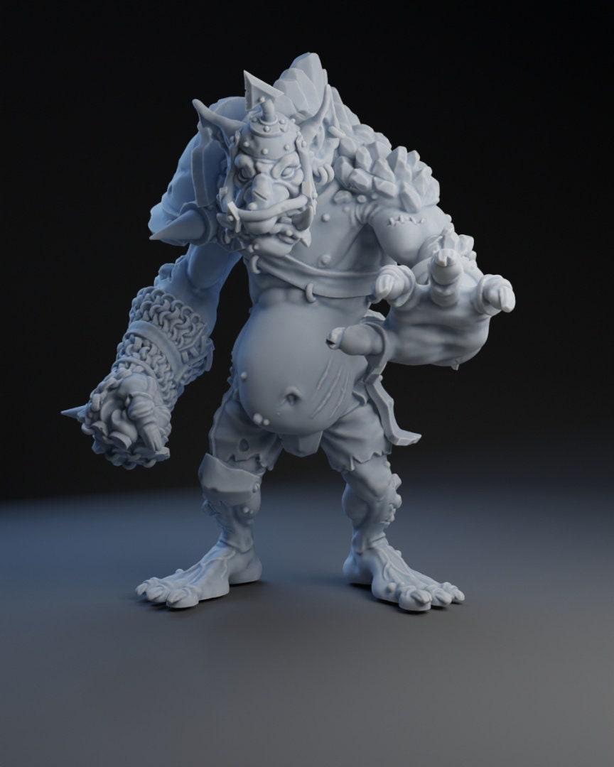 Thinking Troll | Fantasy Football | BruteFun Minatures