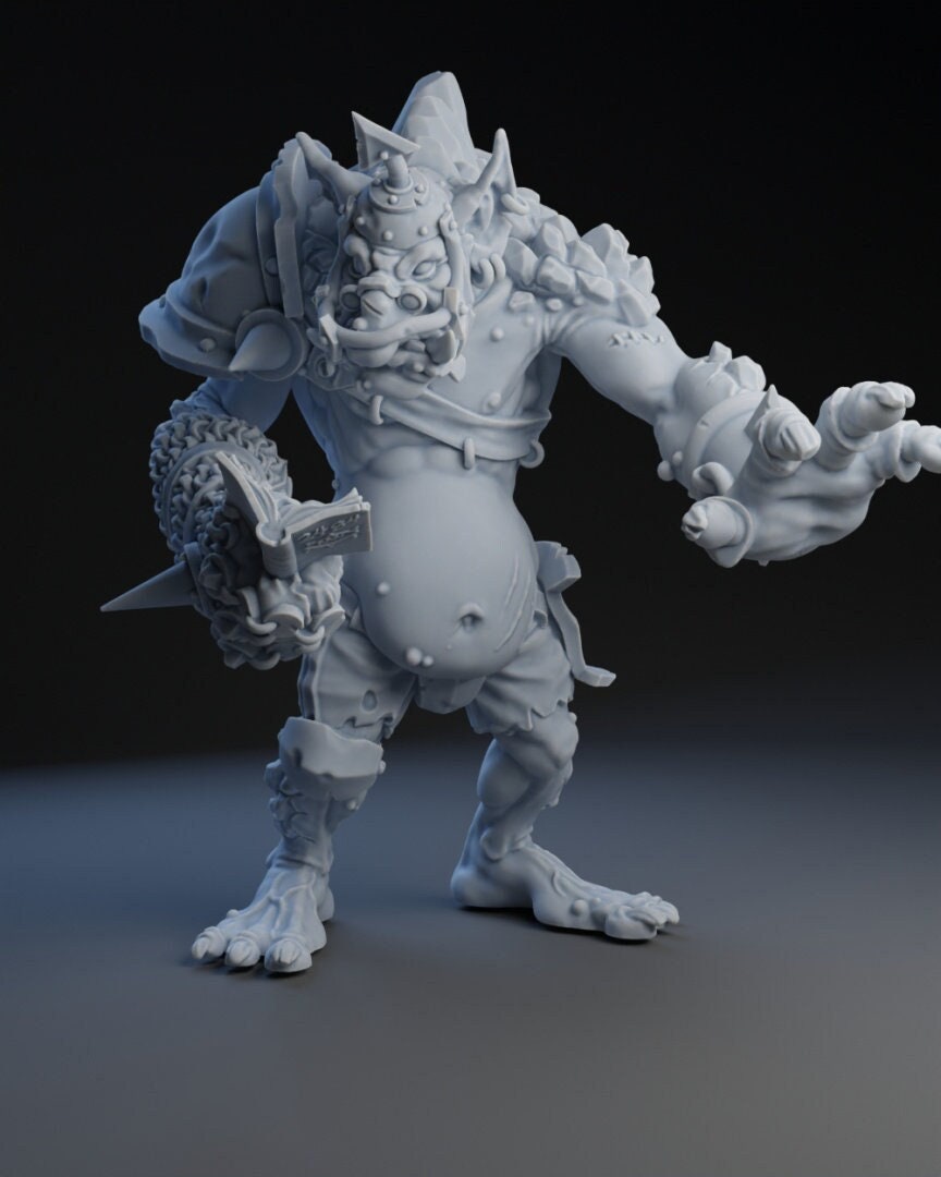Thinking Troll | Fantasy Football | BruteFun Minatures