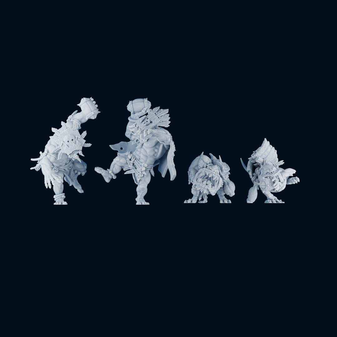 Savage Orcs Team | Fantasy Football | Brutefun Miniatures