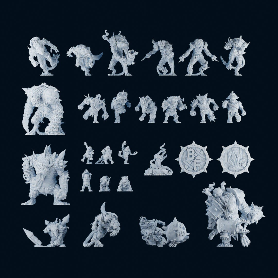 Under Sewer Team | Fantasy Football | Brutefun Miniatures