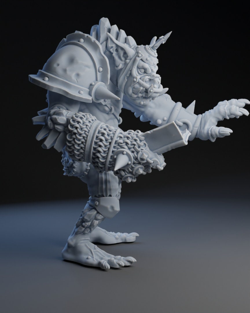 Thinking Troll | Star Player | Fantasy Football | BruteFun Minatures