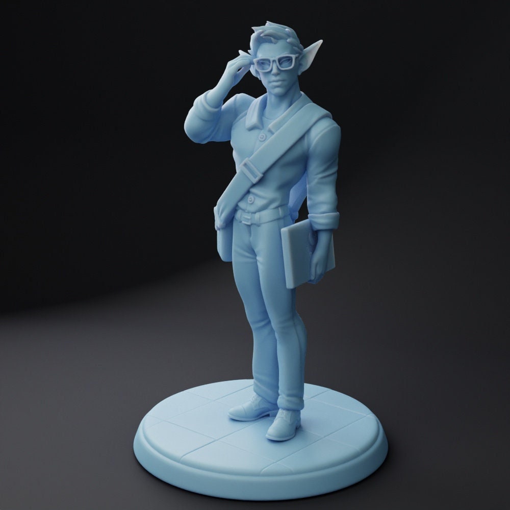 Elf Programmer | Medium | DND | Twin Goddess Miniatures