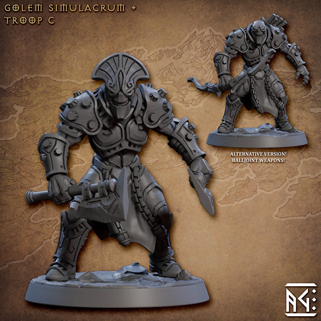 Golem Troops | Medium | Golem Simulacra | Artisan Guild
