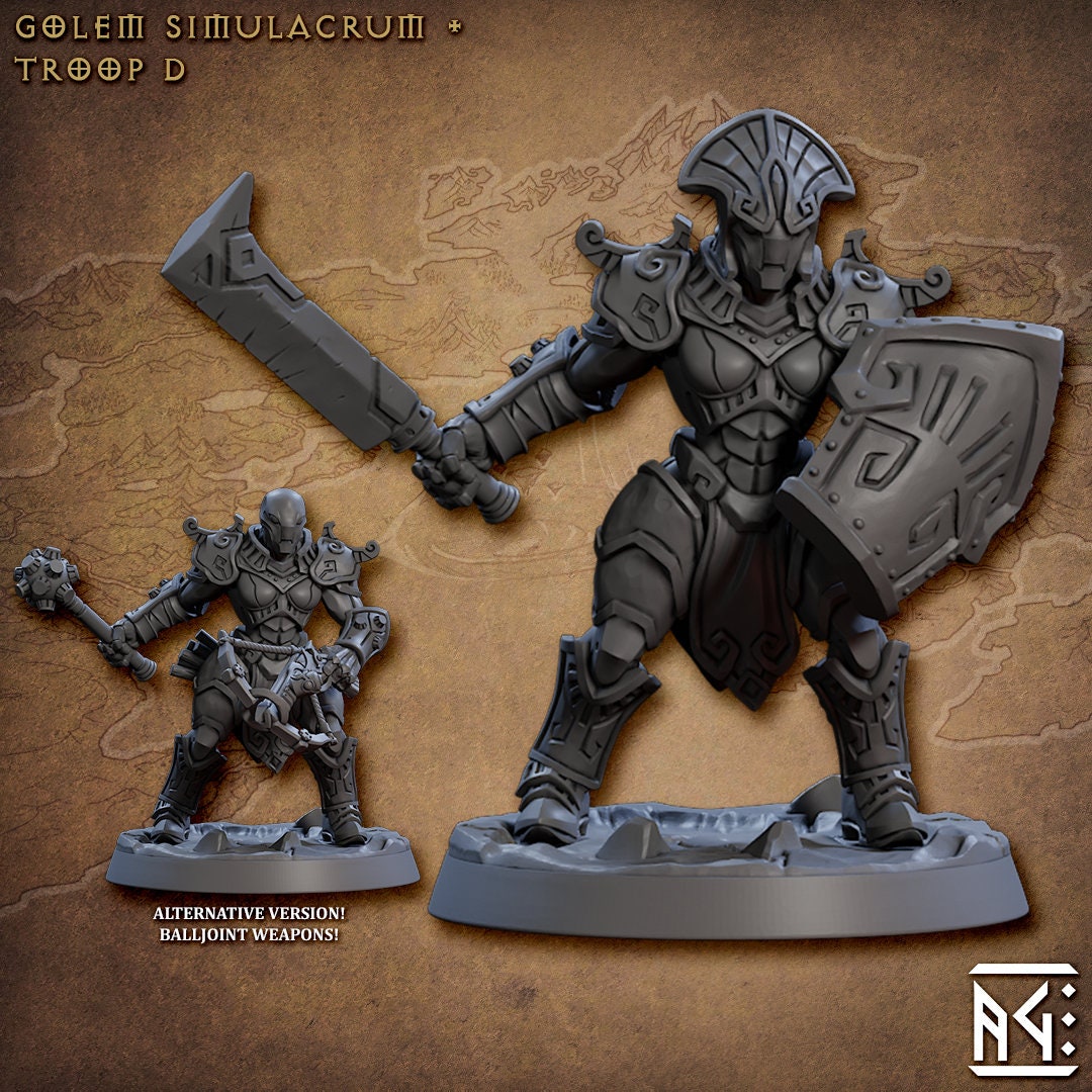 Golem Troops | Medium | Golem Simulacra | Artisan Guild
