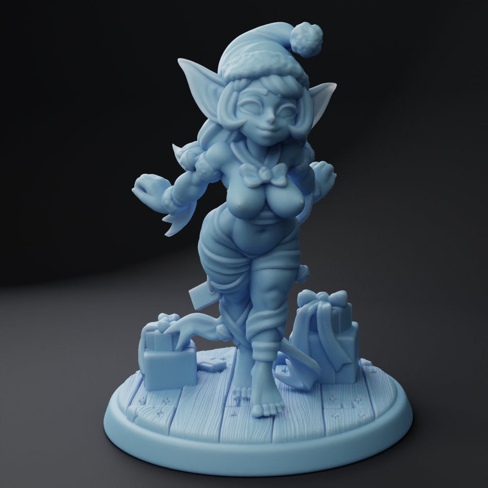 Xmas Goblin Pinup | 3 Variants | Medium | Oaken Hollow Heroes 2. | Twin Goddess Miniatures