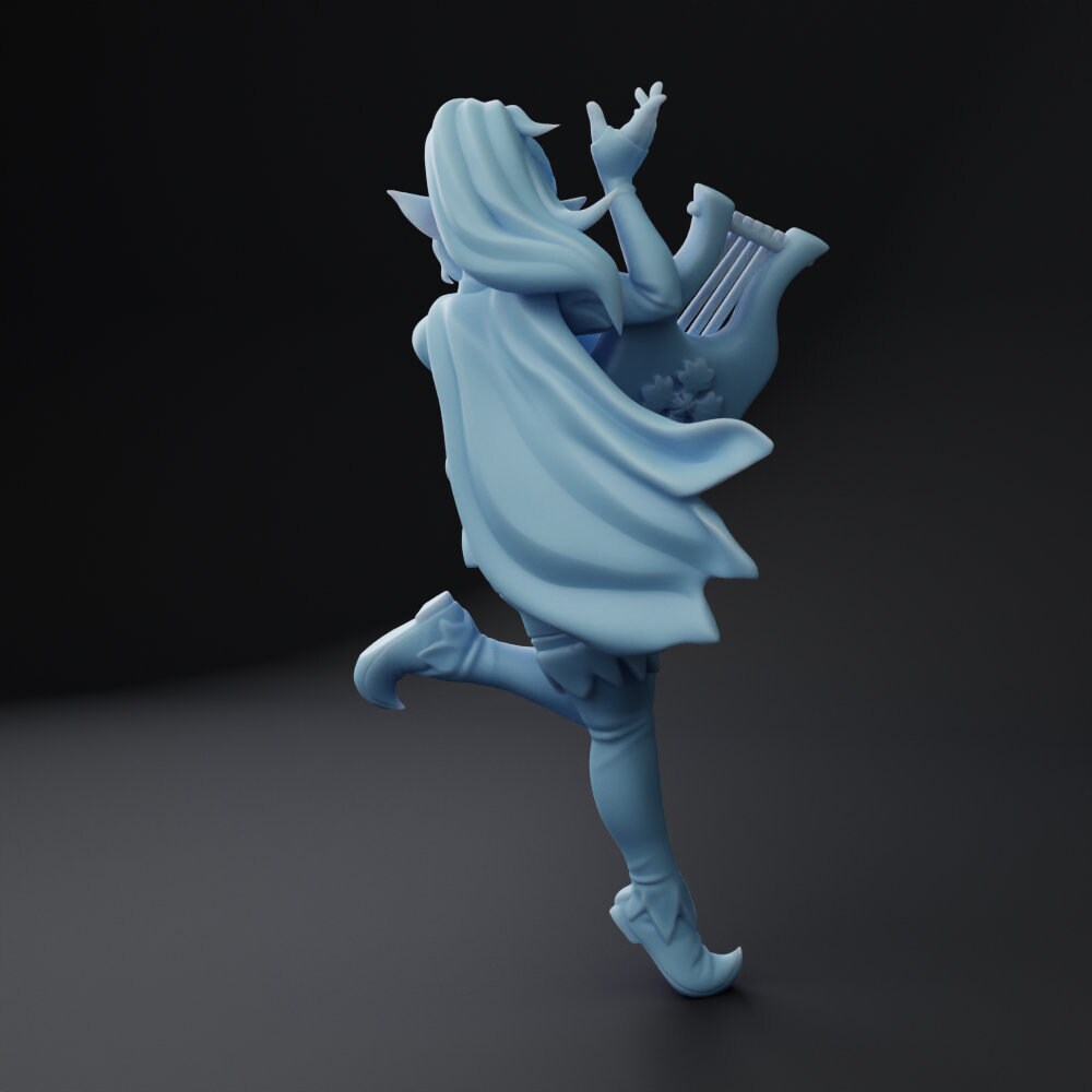 Giften | Elven Bard | Medium | Bardic Beatdown | Twin Goddess Miniatures