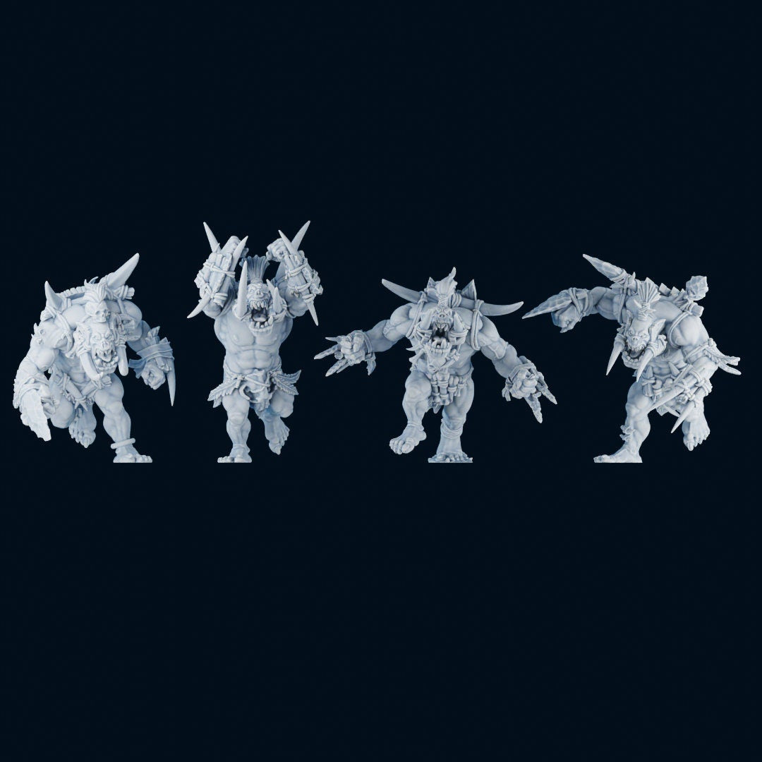 Savage Orcs Team | Fantasy Football | Brutefun Miniatures