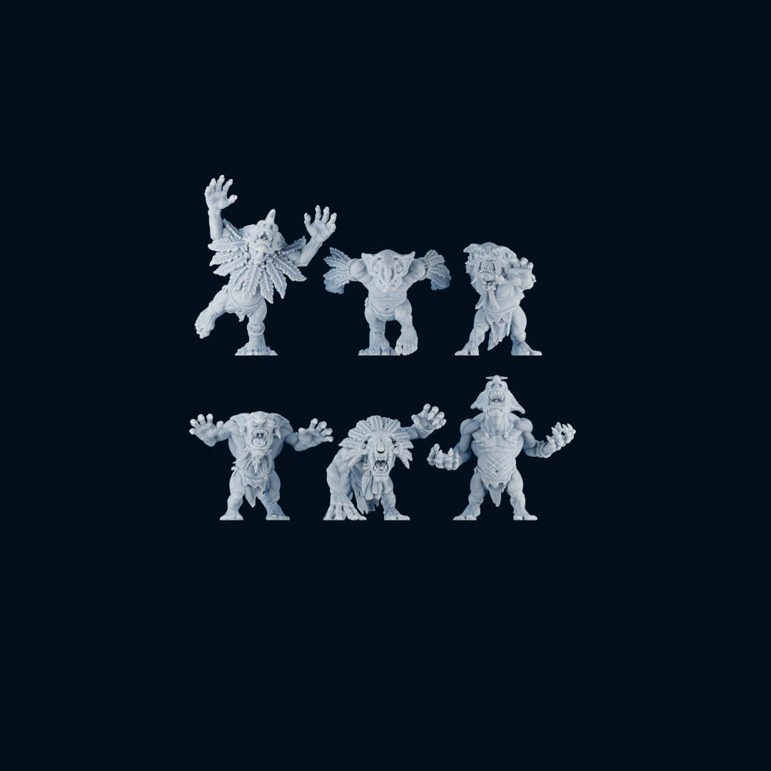 Savage Orcs Team | Fantasy Football | Brutefun Miniatures