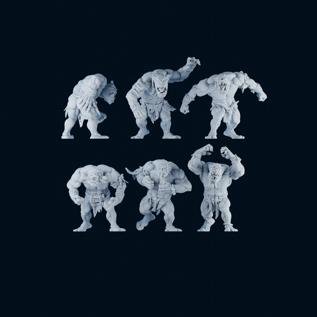 Savage Orcs Team | Fantasy Football | Brutefun Miniatures