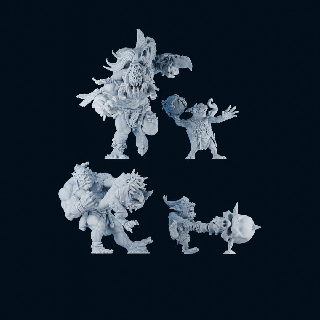 Savage Orcs Team | Fantasy Football | Brutefun Miniatures
