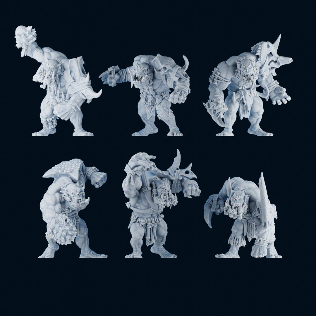 Savage Orcs Team | Fantasy Football | Brutefun Miniatures