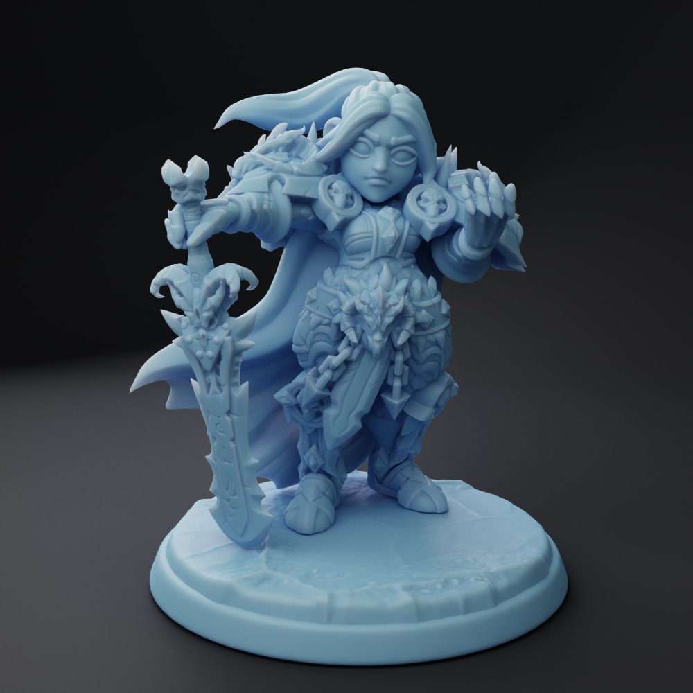 Runa | Dwarf Paladin | Medium | Oaken Hollow Heroes 2. | Twin Goddess Miniatures