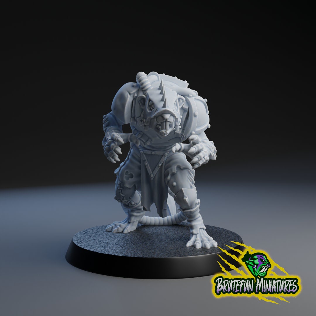 Linemen 2 | Fantasy Football | Tech Rats | BruteFun Minatures